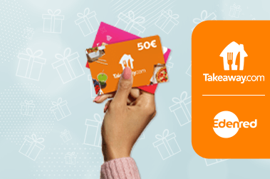 Плати с ваучер и вземи -15% отстъпка + шанс за награди всеки месец с Takeaway.com и Edenred